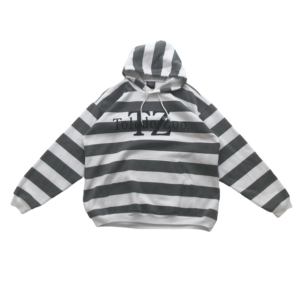 Baggy striped hoodie from Toledo Zoo
